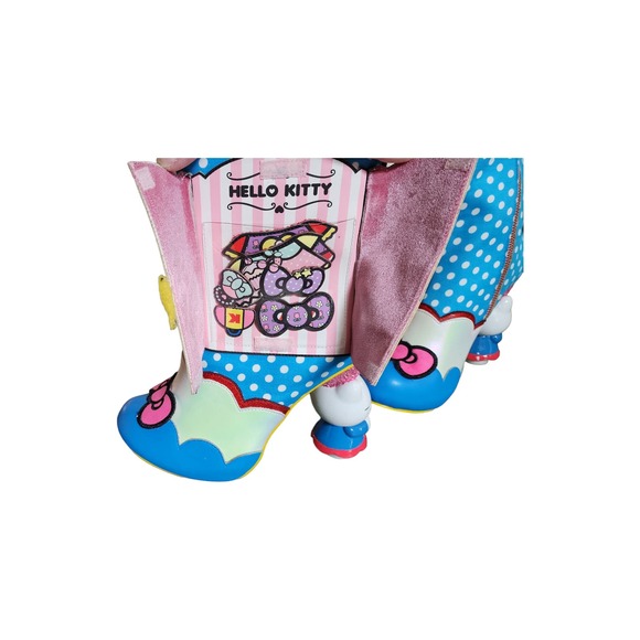 Irregular Choice Shoes Hello Kitty Sanrio Playing Dress Up Heels Size 10 - Picture 6 of 9
